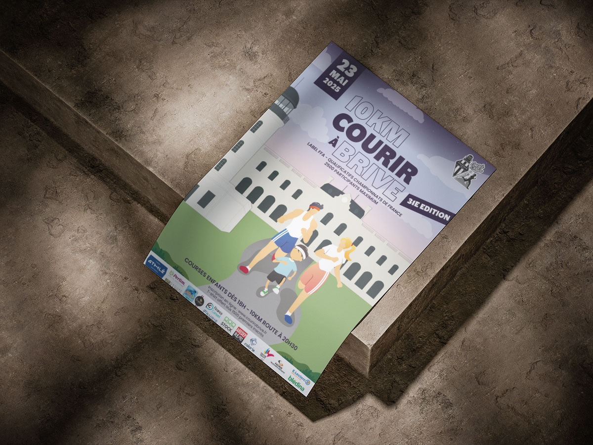creation affiche évènement sportif graphiste evenementiel organisation pays basque